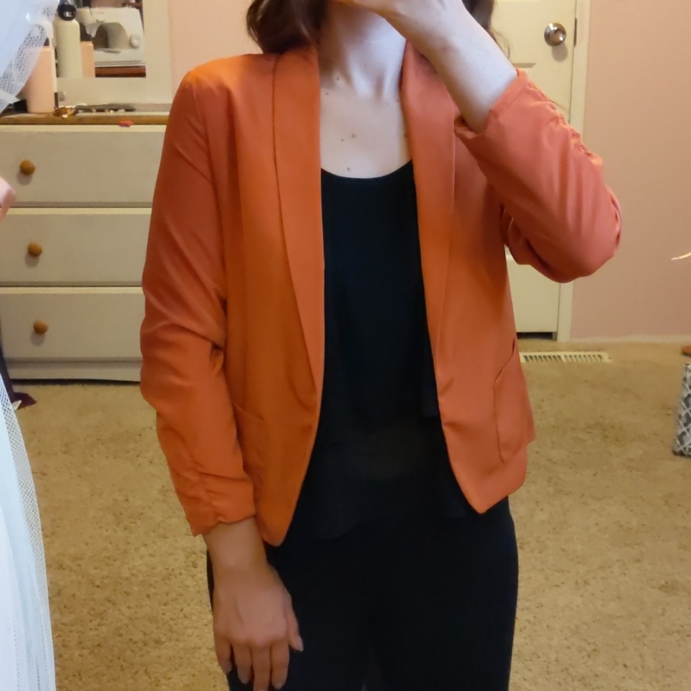 Orange Blazer